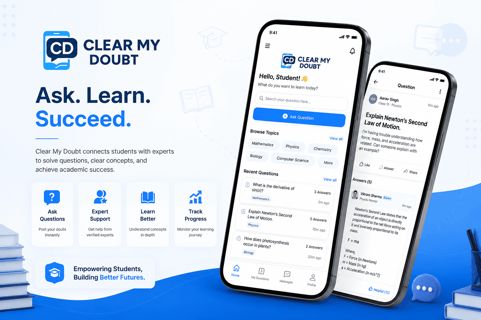 Clear My Doubt logo